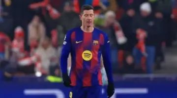 برشلونة يثني على ليفاندوفسكي بعد الاعلان عن رحيله